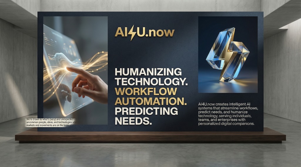 AI4U.now - Humanizing Technology, Workflow Automation, Predicting Needs